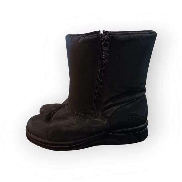 Totes double zipper all weather boots size 8 - Picture 2 of 7